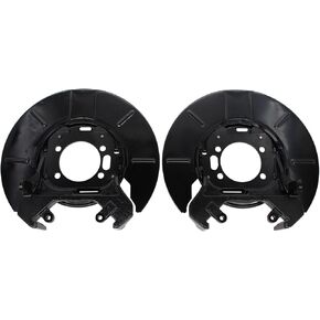 NewYall Rear Left and Right Brake Dust Shield Plate for Dodge Town & Country 2001-2007, Voyager 2001-2003, Dodge Grand Caravan 2001-2007