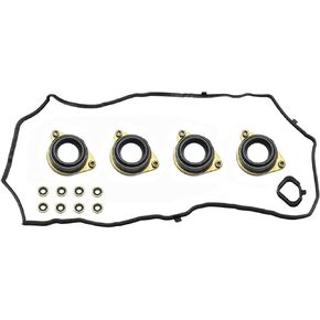 Engine Valve Cover Gasket Set for Acura ILX 2016-2020 for Honda Accord 2013-2017 for Honda CR-V 2016-2019 2.4L - +Replace 12030-5A2-A01 VS50887 VS50916