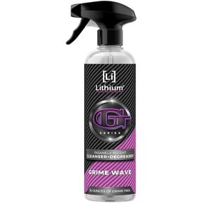 Lithium Grime Wave Degreaser, the ultimate solution for automotive cleaning and engine degreasing. Specially formulated for those who demand excellence and effectiveness.