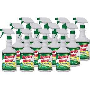 Spray Nine 26801-4PK Heavy Duty Cleaner, Degreaser & Disinfectant for Home, Yard Equipment, Automotive & More - Refill for Spray Bottle 1 Gallon (Pack of 4)