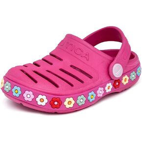 Nautica Kids Clog Sandals – Slip-On Lightweight Water Shoes with Adjustable Heel Strap – Comfortable EVA Slip-Resistant Clogs for Boys & Girls – Toddler & Youth Sizes