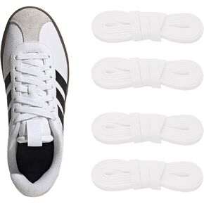 2 Pairs Cotton Shoe Laces for Adidas Samba, Original Athletic Shoe Strings Replacement for Soccer Sneakers