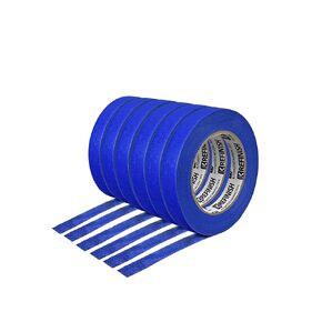 Blue Painters Tape for Car Paint No Residue Automotive Masking Tape for Automotive Paint - Heat Resistant for Paint Booth, 0.7 Inches x 60 Yards, 6 Rolls