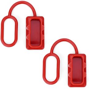 2pcs 175 amps بطارية cap Quick Connector Rubber Rubber Cap الخاص بك تنظيف الموصل ومنع دخول الماء (أحمر)