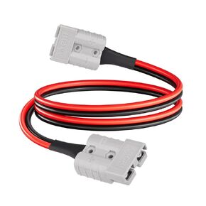 Anderson Connector Cable,10AWG 2FT 50Amp Anderson Battery Quick Connect Cable for Forklift Recovery Winch Boat Towing