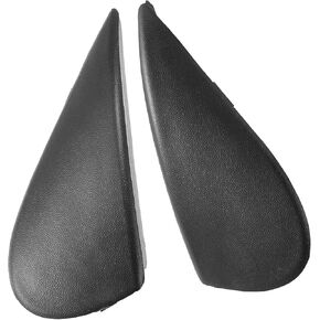 1 Pair Front Left and Right Mirror Corner Triangle Fender Cover Rearview Triangle Trim Panel for Nissan Versa 1.6L at Sedan S 96318-3BA0A 96319-3BA0A Item Replacement
