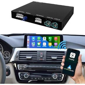 Road Top Wireless Carplay Android Auto لنظام BMW NBT 3 4 5 6 7 Series X1 X3 X4 X5 X6 2012-2016، يدعم Mirrorlink، GPS/الملاحة، كاميرا الرؤية الخلفية، YouTube