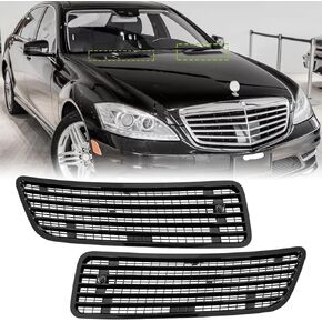 غطاء محرك السيارة الأمامي اليسرى يمين غطاء الشواية لسيارات مرسيدس بنز W221 S550 هود هود تغطية الشبكة التهوية 2007-2013 2218800205 2218800305