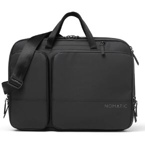 NOMATIC Laptop Bag: Slim Messenger Bag with RFID Pocket, Tech Organizer, Water-Resistant Zippers - 11-13.5L Expansion Design & Laptop Compartment for Work, Travel, or Daily Commute