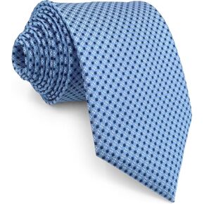 S&W SHLAX&WING Men's Neckties Blue Dot Business Classic Tie for Suit Jacket XL