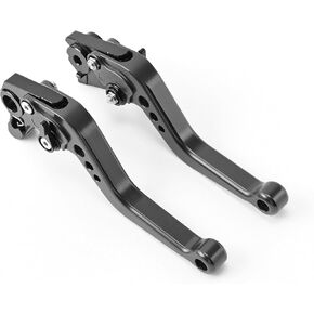 Black Shorty Clutch Lever 2 قابض الإصبع والفرامل المتوافقة مع KTM 690 Enduro R/SMC R 2014-2023،690 Duke/Duke R 2014 2015 2015 2017 2018 2019 2020 2021 2022 2023