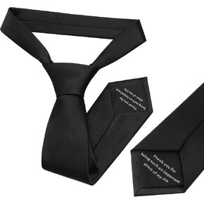 Ties for Men 3.15''/8cm Men's Ties Necktie thank you Gifts for Employee Boss Husband Father Retirement Anniversary