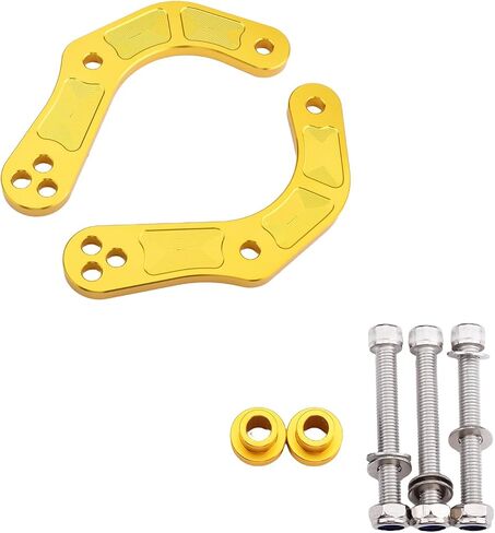 Motorcycle Lowering Links Kit Drop 15~30MM Compatible With Kawasaki NINJA ZX25R/SE(2020+) ZX4RR/ZX4R(2023+) (gold) in Saudi Arabia