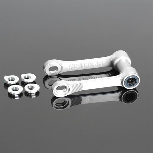-20mm/-30mmDirt Bike Lowering Suspension Linkage ARM CNC Rear ADJUSTABLE Lowering Link Rear Drop Link Compatible With RMZ250 RM-Z 250 2019-2025 RMZ450 RM-Z 450 2018-2025 (Silver) in Saudi Arabia