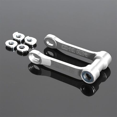 -20mm/-30mmDirt Bike Lowering Suspension Linkage ARM CNC Rear ADJUSTABLE Lowering Link Rear Drop Link Compatible With RMZ250 RM-Z 250 2019-2025 RMZ450 RM-Z 450 2018-2025 (Silver) in Saudi Arabia