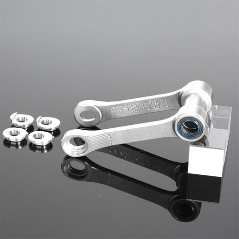 -20mm/-30mmDirt Bike Lowering Suspension Linkage ARM CNC Rear ADJUSTABLE Lowering Link Rear Drop Link Compatible With RMZ250 RM-Z 250 2019-2025 RMZ450 RM-Z 450 2018-2025 (Silver) in Saudi Arabia