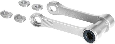 -20mm/-30mmDirt Bike Lowering Suspension Linkage ARM CNC Rear ADJUSTABLE Lowering Link Rear Drop Link Compatible With RMZ250 RM-Z 250 2019-2025 RMZ450 RM-Z 450 2018-2025 (Silver) in Saudi Arabia