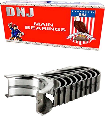 DNJ MB447 مجموعة المحامل الرئيسية المعيار لعام 1989-2001 فورد مازدا B2300 B2500 Ranger 2.3L-2.5L L4 8V SOHC 140CID in Kuwait