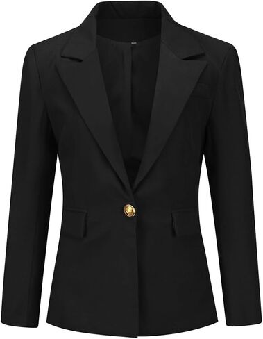 YYNUDA Women's 1 Button 2 Piece Lady Suit Set Office Work Solid Blazer Jacket and Pants in Saudi Arabia