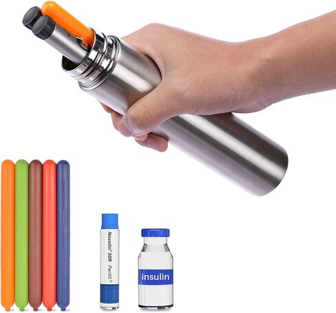 Diabetic Travel Case TSA Approved 1-3/1-6 Insulin Pen Travel Case 18Hours+/ 33Hours+ Medication Cooler for Travel FDA Registered with Ice Packs in Kuwait