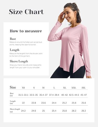 Rdruko Women's Sun Shirt Long Longe Upf 50+ UV Rash Guard Workout Outdoor Gym Tops with thumbholes in Kuwait