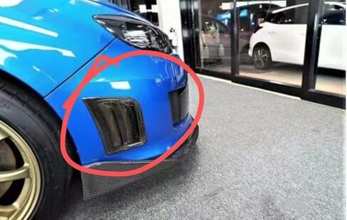طقم غطاء تنفيس الهواء الجانبي الأمامي ل Subaru Sti Wrx Grb Wagon 2008-2014 2011 in Kuwait