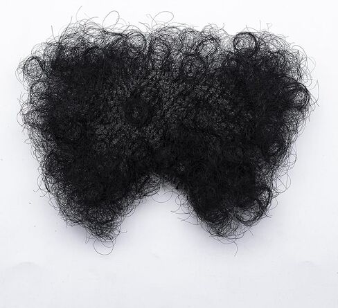 Fake Private Hair 100% Handmade Full Lace Biniki Hair Invisible Realistic Body Hairs, Fake Chest Hairs Mustache for Men and Women in Kuwait