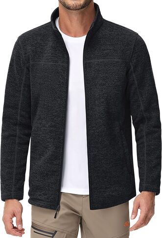 Magcomsen Men's Full zip zip queets خفيفة الوزن شتاء Zip up سترة دافئة عمل غير رسمي in Kuwait