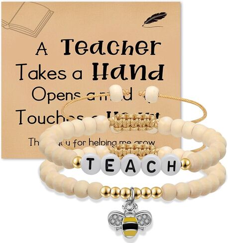 Artlunar Teacher Eduction Gift 2 PCS Seachele Steamelet ، يوم المعلمين يعودون إلى المدرسة عيد ميلاد عيد ميلاد عيد الحب نهاية العام من الطالب in Saudi Arabia