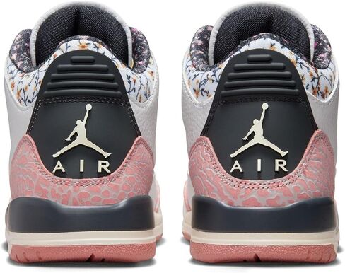 Jordan Big Kid's 3 Retro White/Anthracite-Red Stardust (441140 100) in Saudi Arabia