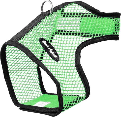 Bark Appeal Black Netted Mesh Wrap N Go Dog Harness for Small-Medium Pets – Lightweight Harness that's Perfect for Hot Weather – Easy Buckle Free Design for a Comfortable Fit – XS in Kuwait