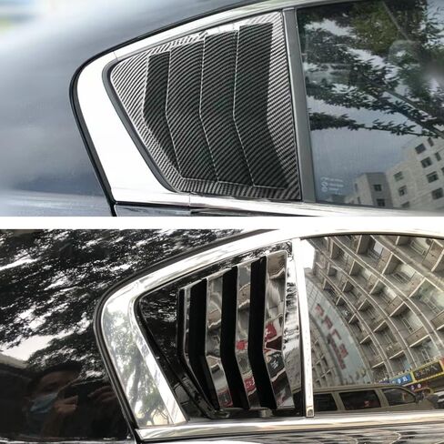 Window Louvers Fits for 8th Gen Honda Accord Sedan 2008-2012 Accessories Rear Side Window Louvers Windshield Sun Shade Cover Auto Exterior Decoration Trim Accessories(Carbon Fiber) in Saudi Arabia