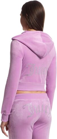 سترة بقلنسوة كلاسيكية صلبة للسيدات من Juicy Couture مع زينة خلفية in Saudi Arabia