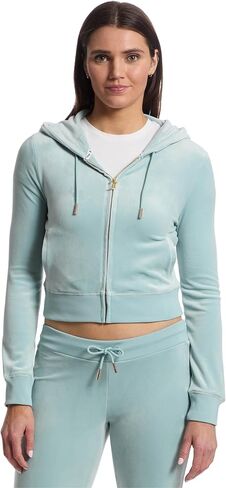 سترة بقلنسوة كلاسيكية صلبة للسيدات من Juicy Couture مع زينة خلفية in Saudi Arabia