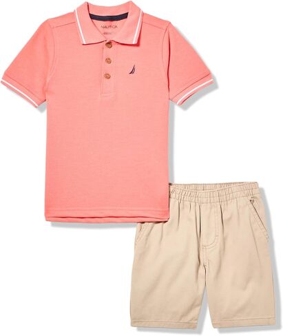 Nautica Boys 2pc Polo Short Set in Saudi Arabia