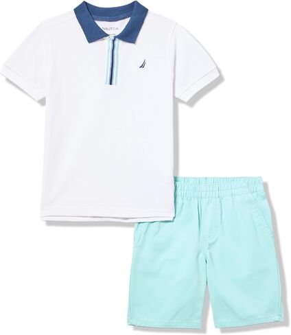 Nautica Boys 2pc Polo Short Set in Saudi Arabia