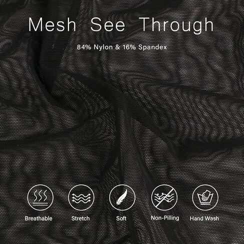 YINYOUYU Mens Sexy Mesh See Through Shorts Underwear Loose Sheer Breathable Boxers Short in Saudi Arabia