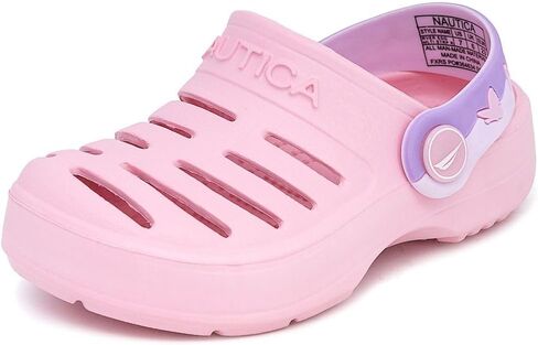 Nautica Kids Clog Sandals – Slip-On Lightweight Water Shoes with Adjustable Heel Strap – Comfortable EVA Slip-Resistant Clogs for Boys & Girls – Toddler & Youth Sizes in Kuwait