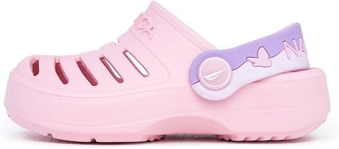 Nautica Kids Clog Sandals – Slip-On Lightweight Water Shoes with Adjustable Heel Strap – Comfortable EVA Slip-Resistant Clogs for Boys & Girls – Toddler & Youth Sizes in Kuwait