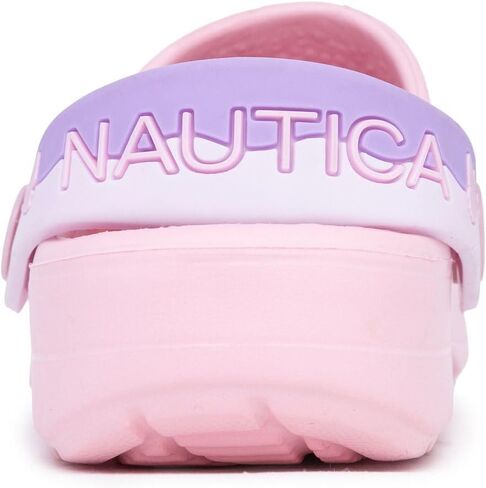 Nautica Kids Clog Sandals – Slip-On Lightweight Water Shoes with Adjustable Heel Strap – Comfortable EVA Slip-Resistant Clogs for Boys & Girls – Toddler & Youth Sizes in Kuwait