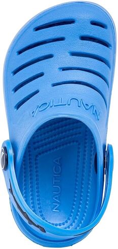 Nautica Kids Clog Sandals – Slip-On Lightweight Water Shoes with Adjustable Heel Strap – Comfortable EVA Slip-Resistant Clogs for Boys & Girls – Toddler & Youth Sizes in Kuwait