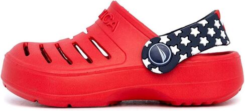 Nautica Kids Clog Sandals – Slip-On Lightweight Water Shoes with Adjustable Heel Strap – Comfortable EVA Slip-Resistant Clogs for Boys & Girls – Toddler & Youth Sizes in Saudi Arabia