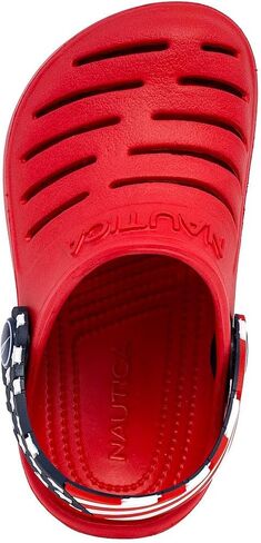 Nautica Kids Clog Sandals – Slip-On Lightweight Water Shoes with Adjustable Heel Strap – Comfortable EVA Slip-Resistant Clogs for Boys & Girls – Toddler & Youth Sizes in Saudi Arabia