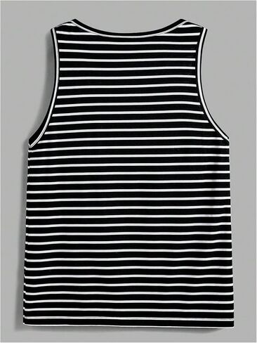 Milumia Men's 2 Pack Striped Tank Top Sleeveless Round Neck Casual Tops in Saudi Arabia