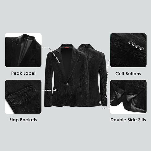 Lamgool Boys Velvet Suit Set Slim Fit Tuxedo Kids الرسمية الزي الرسمي 4 قطعة مع قميص السترة السترة in Saudi Arabia