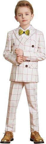 مجموعة رائعة من الـ 7 قطع من الـ 7 قطع من الـ 7 قطع صدر ضئيلة ، سترة ، سترة ، سروال ، قميص ، ربطة عنق ، مربع جيب وربطة عنق القوس in Kuwait