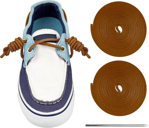 Shoelaces for Sperry Leather Boat Replacement Shoe Laces Topsider Duck Boot Loafers Shoes in Saudi Arabia