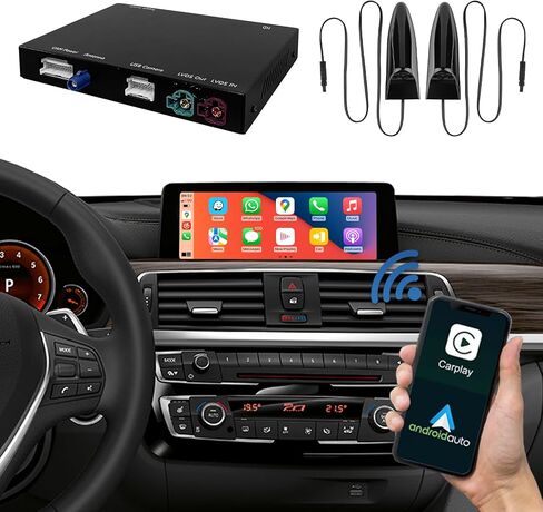 Road Top Wireless Carplay Android Auto for BMW NBT System 3 4 5 6 7 Series X1 X3 X4 X5 X6 2012-2016, Support Mirrorlink, GPS/Navigation, Rear View Camera, YouTube in Saudi Arabia