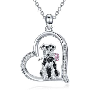 925 Sterling Silver Fox/Giraffe/Koala/Panda Necklace Cute Animal Pendant Jewelry Gifts for Women Animals Lover