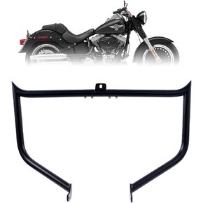 حارس محرك Crash Bar Guard Highway Areway Bar Harley Davidson Softail Fl Deluxe Fat Boy Slim Heritage Springer Classic Cross Bones 00-17